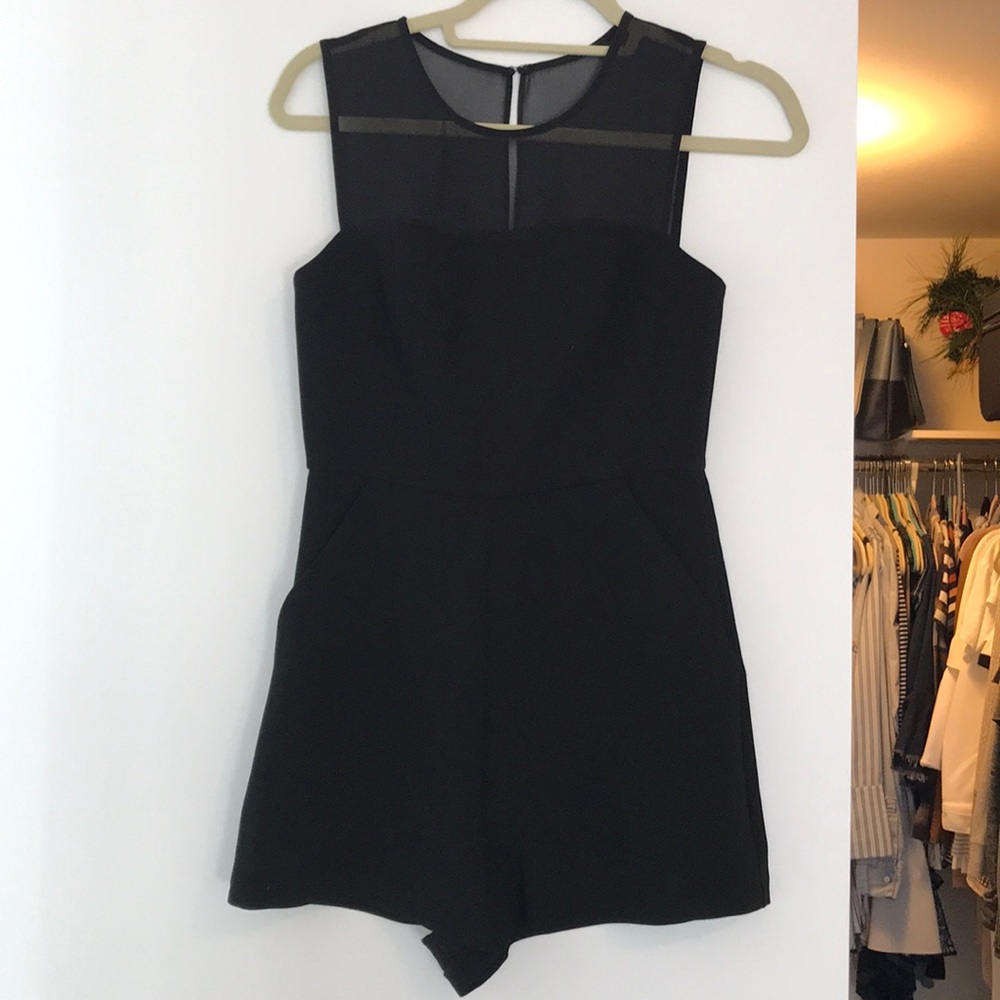 BCBG black romper